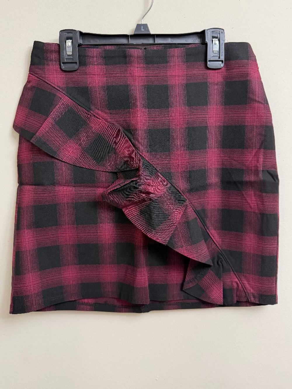 Mossimo Supply Co. Women’s Plaid Tartan Ruffle Tube Skirt Size # 4 – New